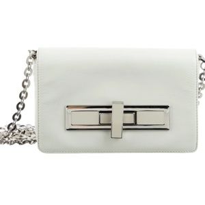 THEYSKENS' THEORY Mint Green Leather Crossbody Bag